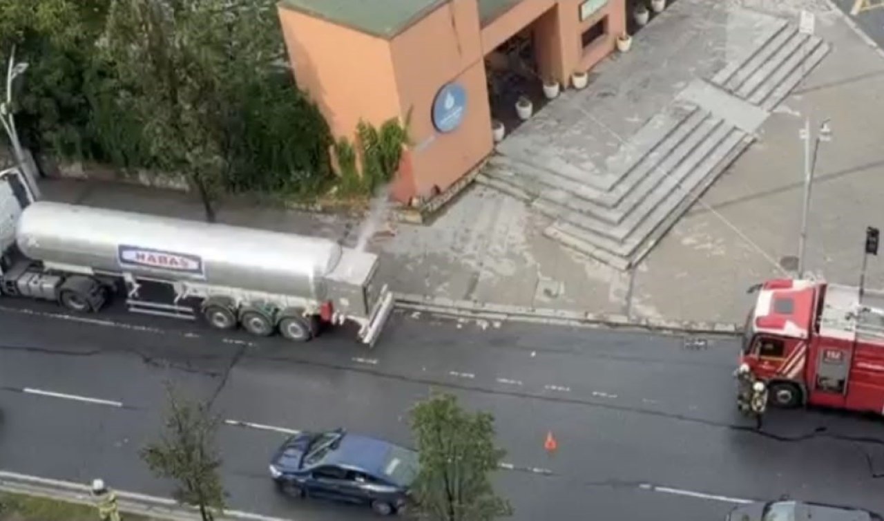 Tankerden çıkan basınçlı hava paniğe neden oldu