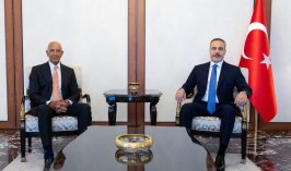 Dışişleri Bakanı Fidan Tom Barrack’ı kabul etti