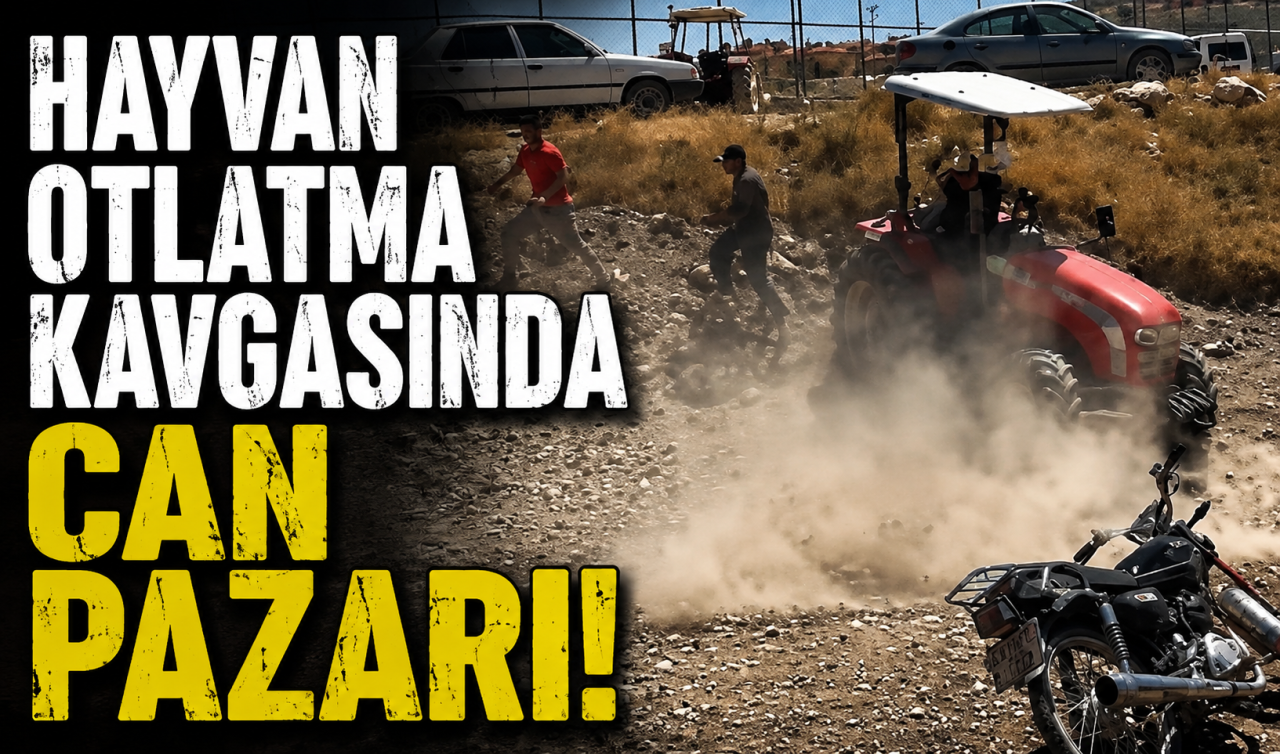 Hayvan otlatma kavgasında can pazarı: Tartıştığı kişilerin üzerine traktör sürdü