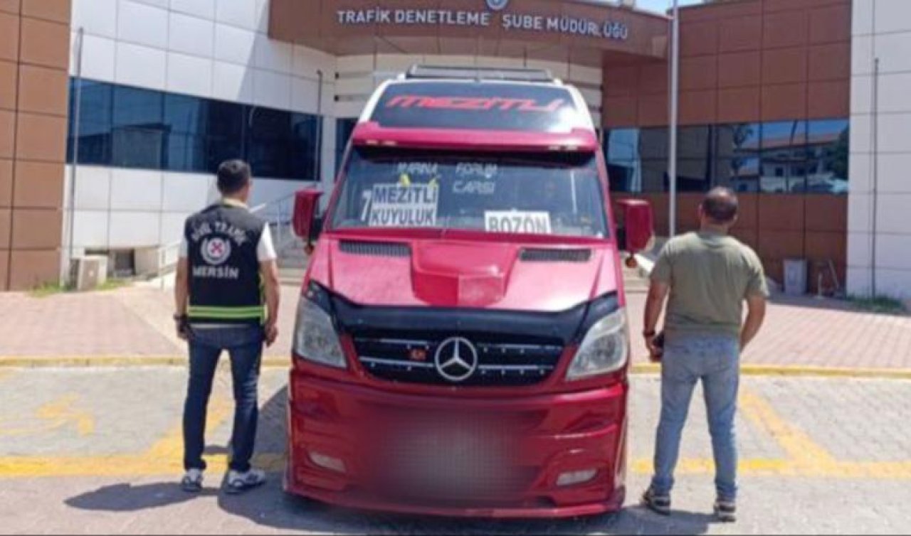Ters şeritten giden minibüsün sürücüsünün ehliyetine el konuldu