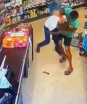Markette çocuğa şiddet uygulayan zanlı tutuklandı