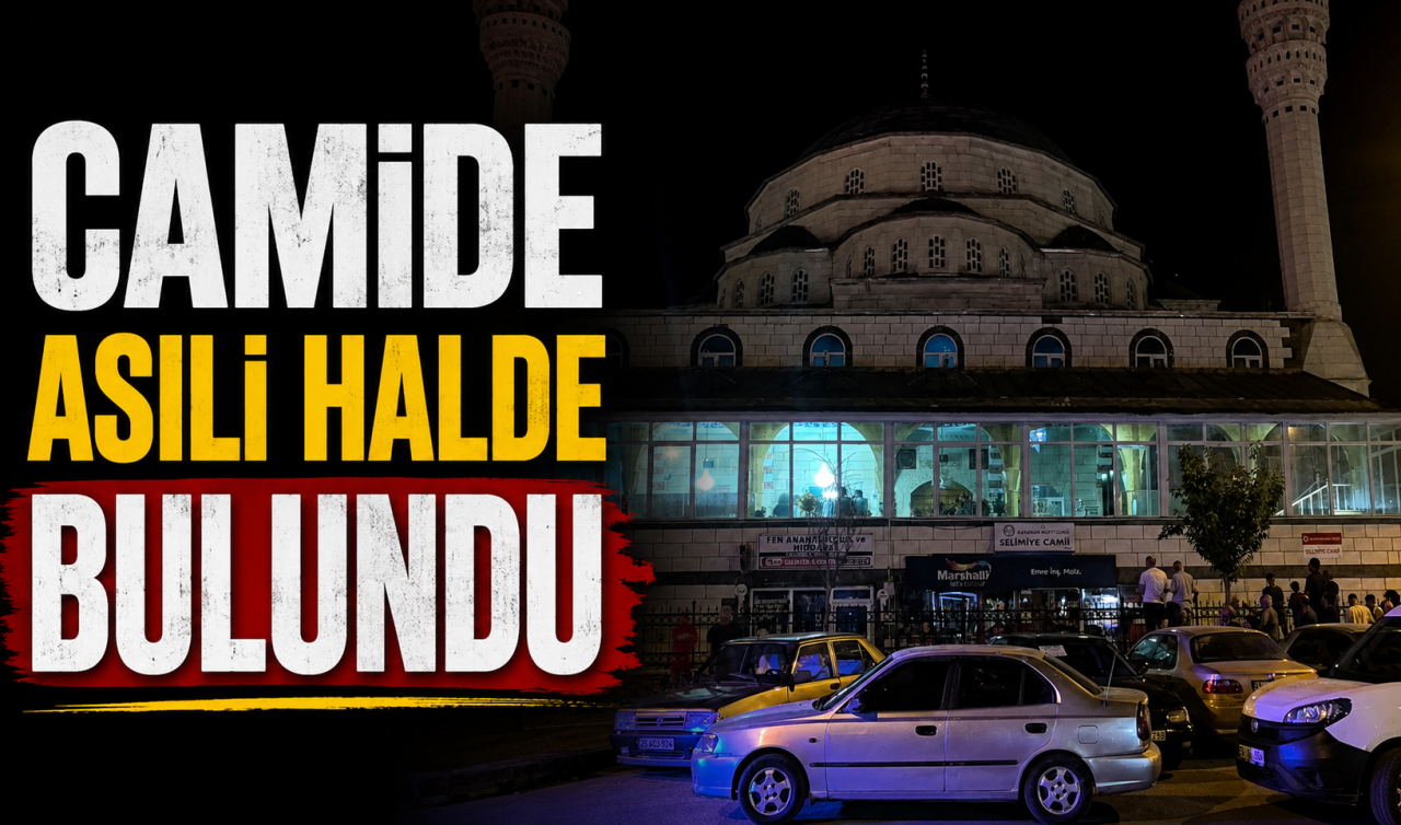 Camide asılı halde bulundu