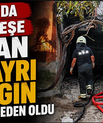 Peş peşe çıkan iki ayrı yangın paniğe neden oldu