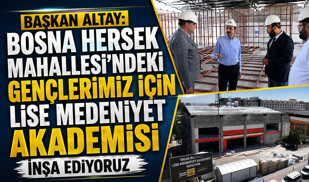 Konya’da gençlerin yeni eğitim merkezi yükseliyor!