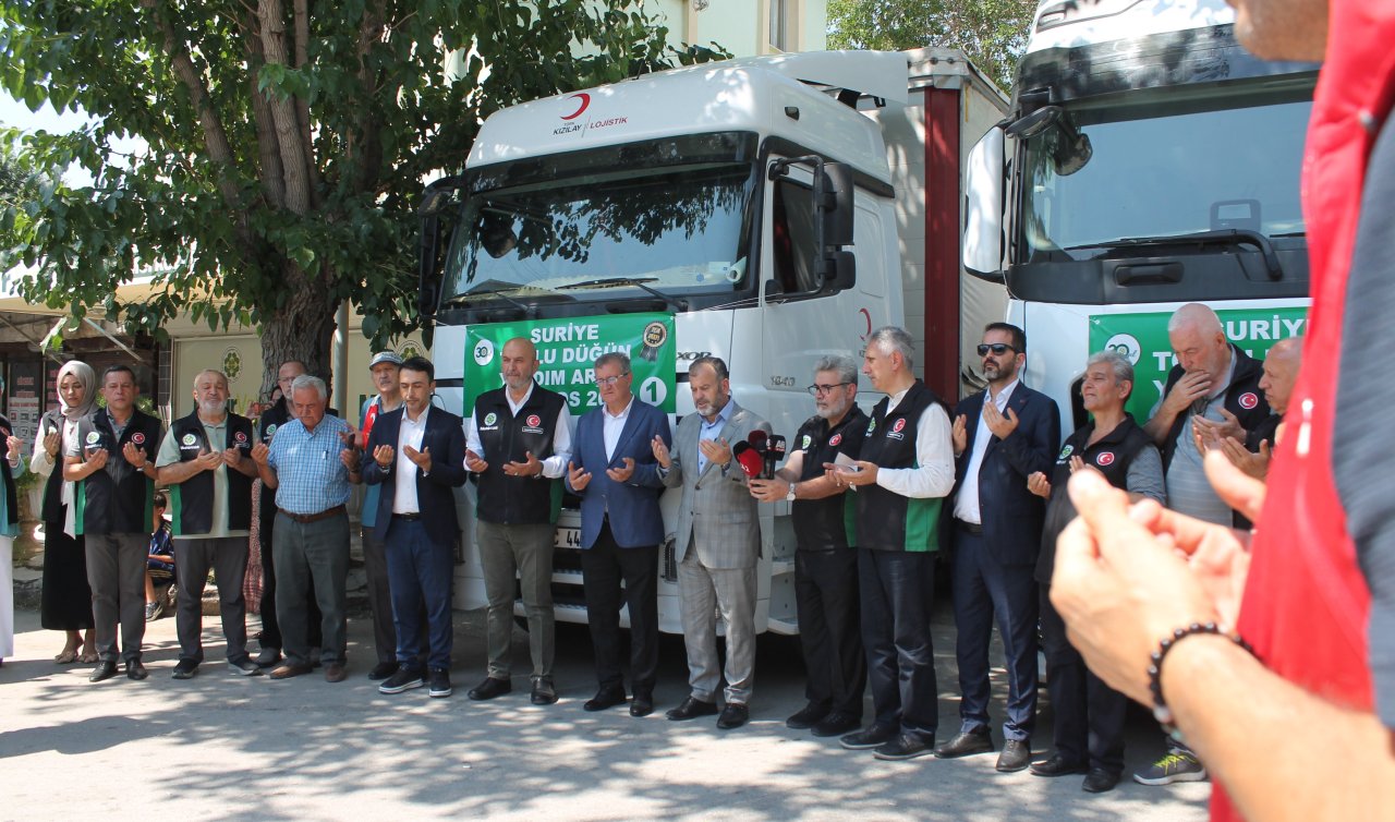 Konya’dan Suriye’deki ihtiyaç sahibi nişanlı çiftlere yardım