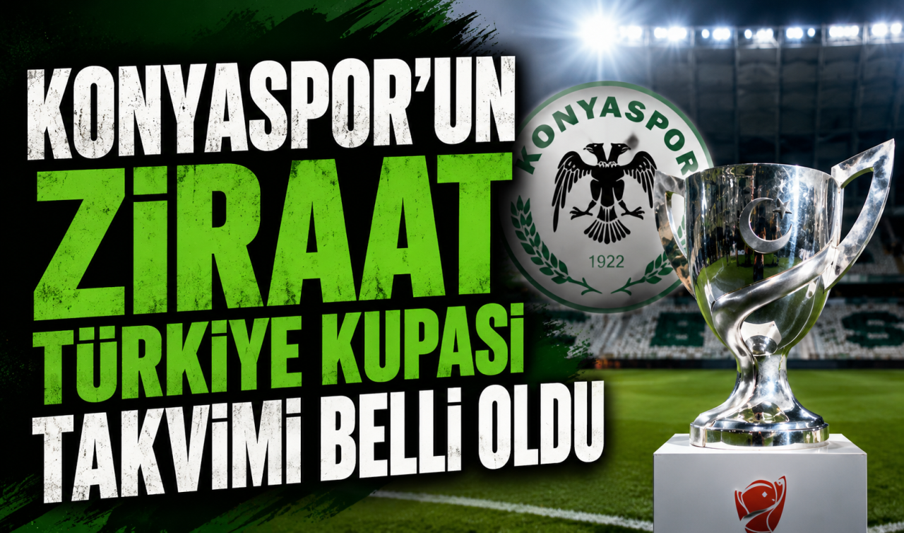 Konyaspor’un Ziraat Türkiye kupası takvimi belli oldu