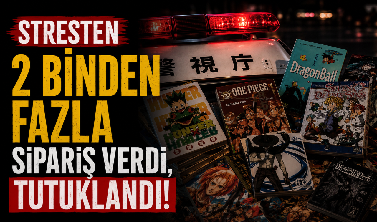 Stresten 2 binden fazla sipariş verdi, tutuklandı