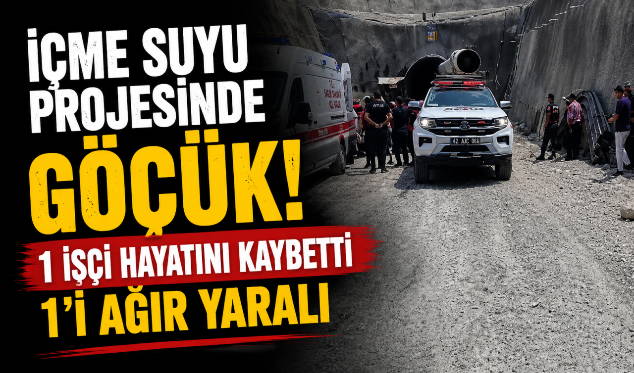 İçme suyu projesinde göçük: 1 işçi hayatını kaybetti 1’i ağır yaralı
