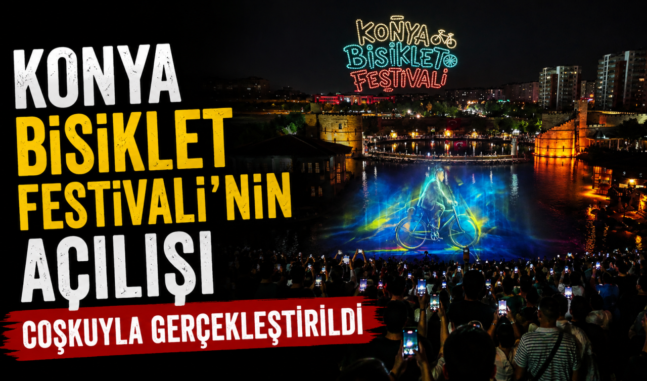 Konya Bisiklet Festivali’nin açılışı coşkuyla gerçekleştirildi