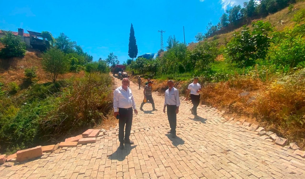 Sultanhisar’da yıllardır beklenen yol çalışması tamamlandı