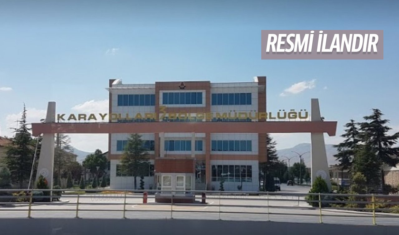 KONYA KARAYOLLARI 3. BÖLGE MÜDÜRLÜĞÜNDEN