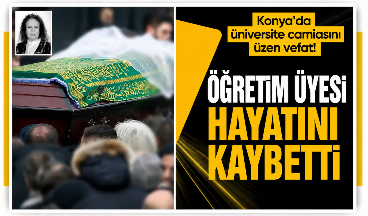 Konya’da üniversite camiasını üzen vefat! Öğretim üyesi hayatını kaybetti