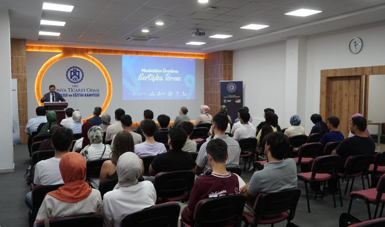 Konya’da modelden üretime: Katı Modelleme Mesleki Eğitim Programı Tamamlandı