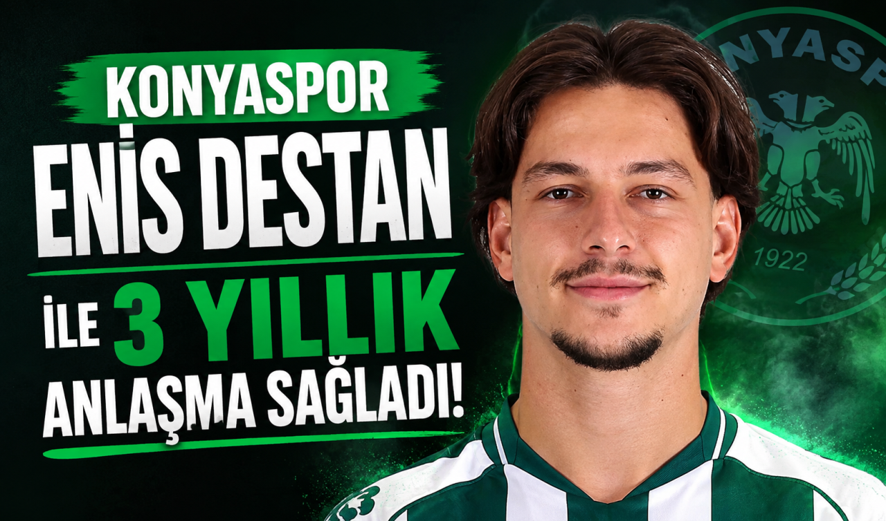 Konyaspor Enis Destan ile 3 yıllık anlaşma sağladı!