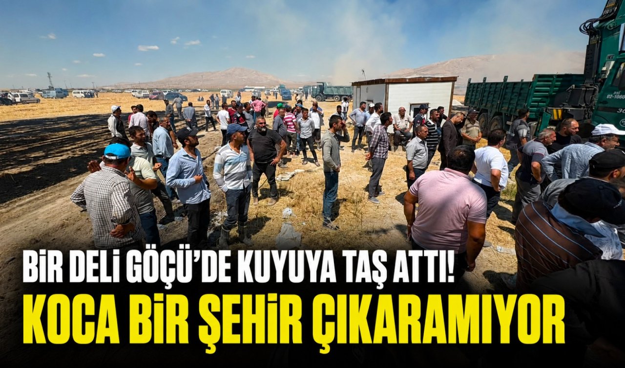 Bir deli Göçü’de kuyuya taş attı! Koca bir şehir çıkaramıyor