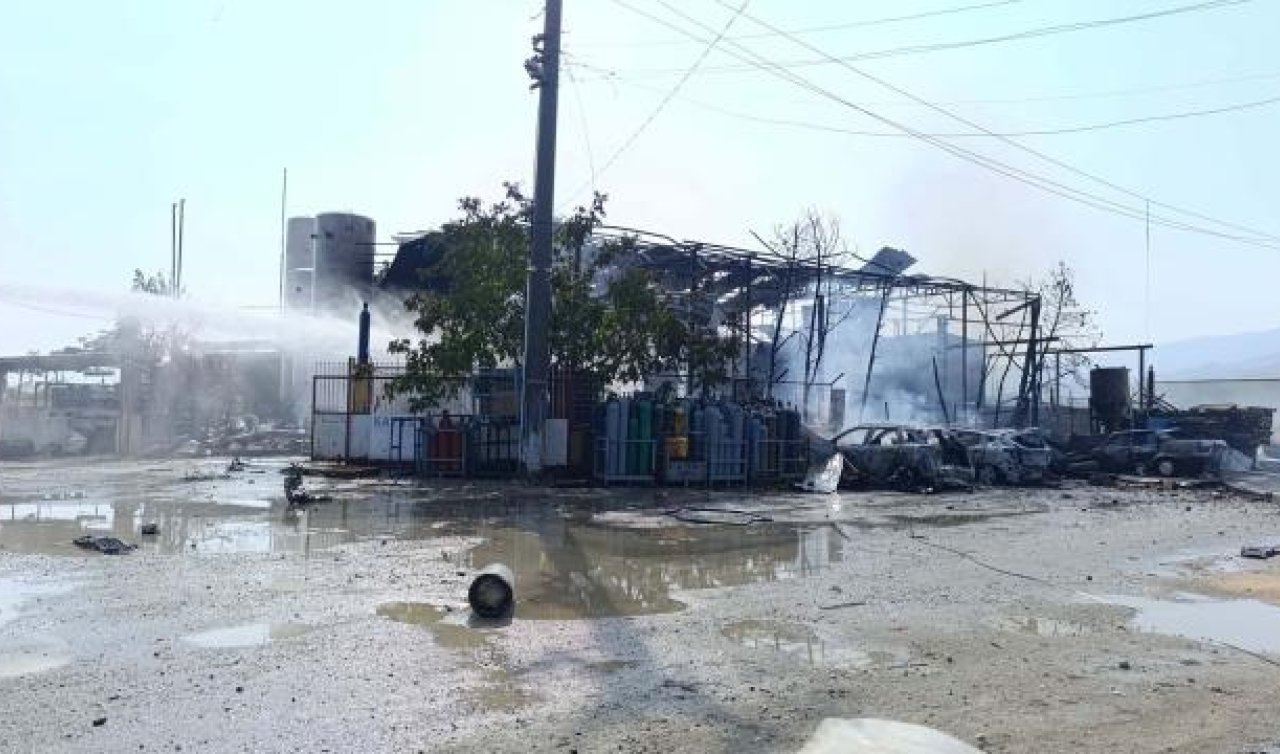 Tüp dolum tesisinde patlama: 2 ölü 2 yaralı