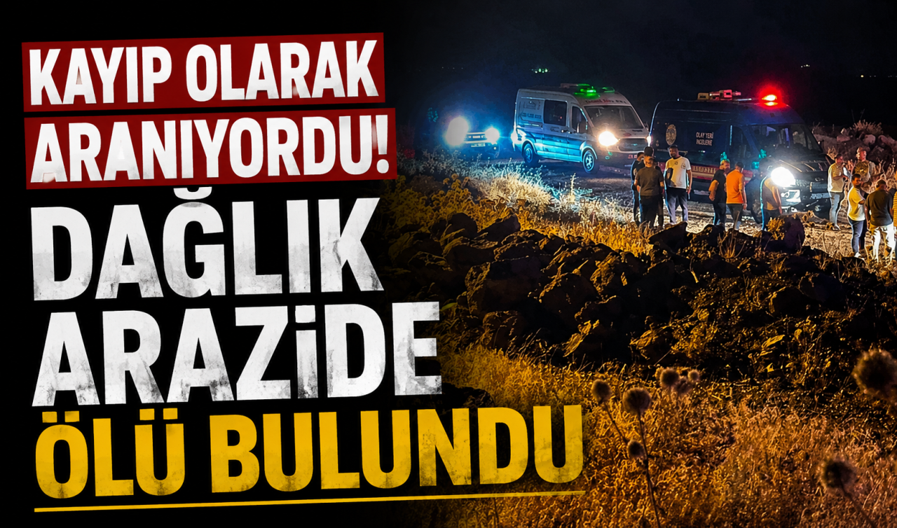Kayıp olarak aranıyordu! Dağlık arazide ölü bulundu